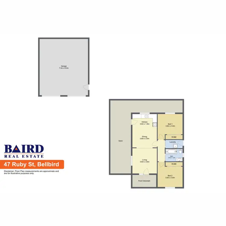 Floorplan of Homely house listing, 47 Ruby Street, Bellbird NSW 2325