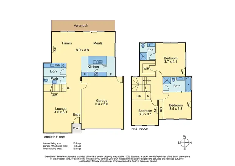 Floorplan of Homely townhouse listing, 3/160 Warrandyte Road, Langwarrin VIC 3910