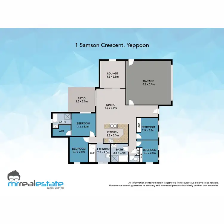 Floorplan of Homely house listing, 1 Samson Crescent, Yeppoon QLD 4703