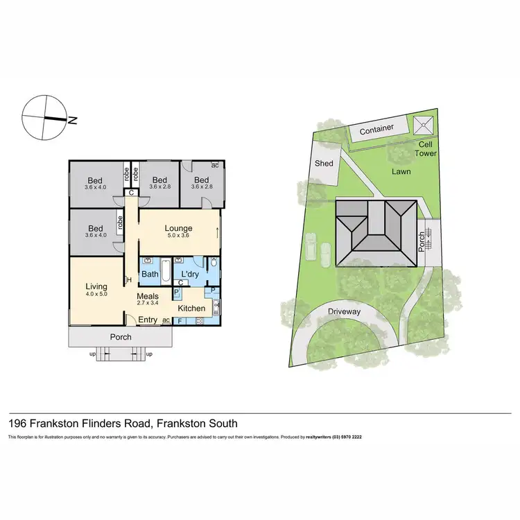 Floorplan of Homely house listing, 196 Frankston Flinders Road, Frankston South VIC 3199