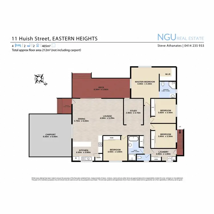 Floorplan of Homely house listing, 11 Huish Street, Eastern Heights QLD 4305