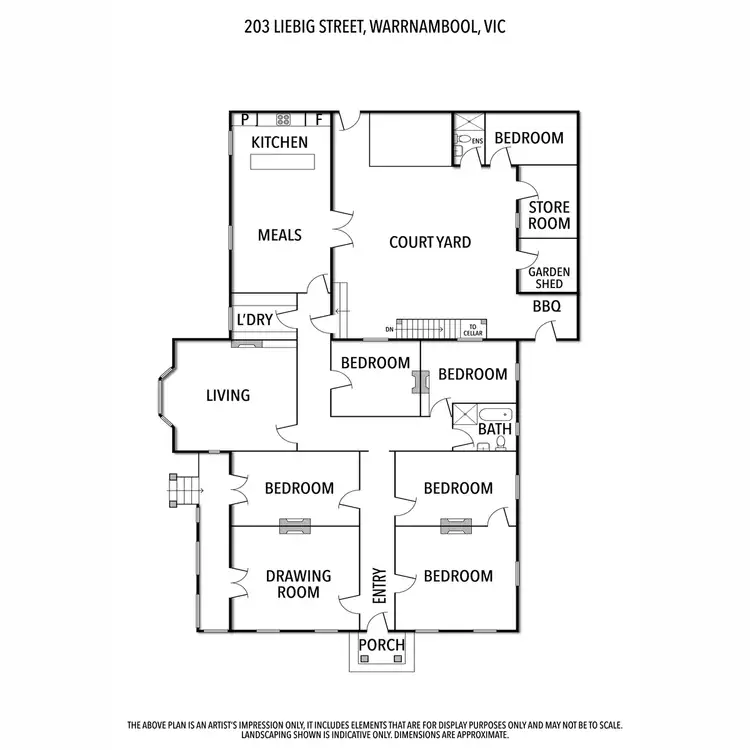 Floorplan of Homely house listing, 203 Liebig Street, Warrnambool VIC 3280
