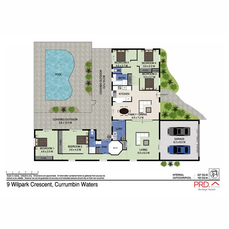 Floorplan of Homely house listing, 9 Wilpark Crescent, Currumbin Waters QLD 4223