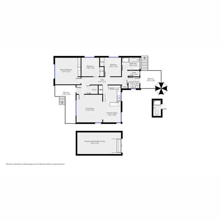 Floorplan of Homely house listing, 98 Rawlinson Street, Bega NSW 2550