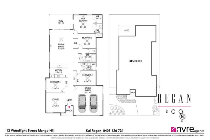 Floorplan of Homely house listing, 13 Woodlight Street, Mango Hill QLD 4509
