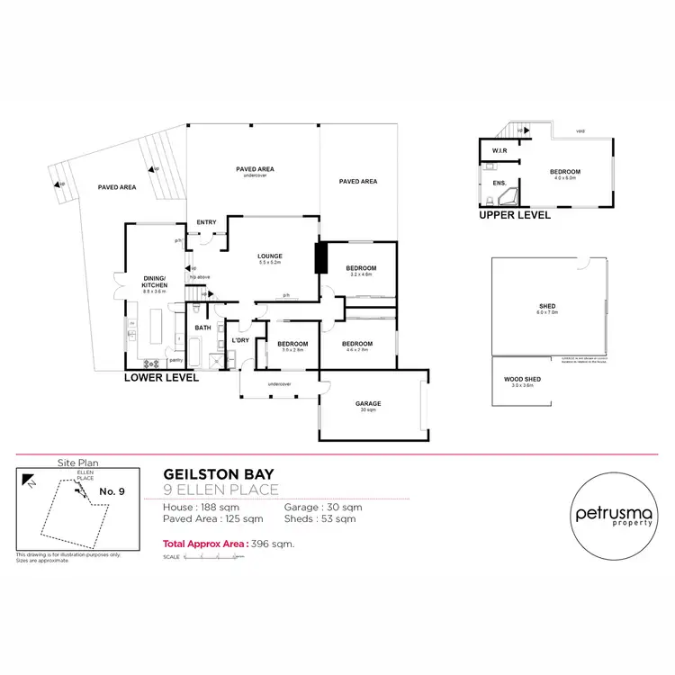 Floorplan of Homely house listing, 9 Ellen Place, Geilston Bay TAS 7015