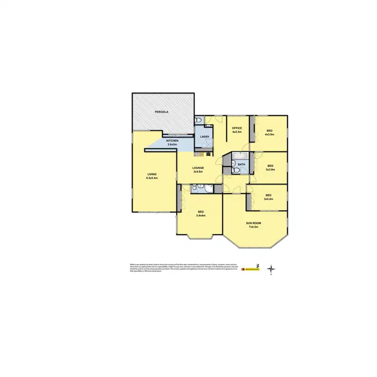 Floorplan of Homely rural property listing, 179 Elaine-Mount Mercer Road, Elaine VIC 3334