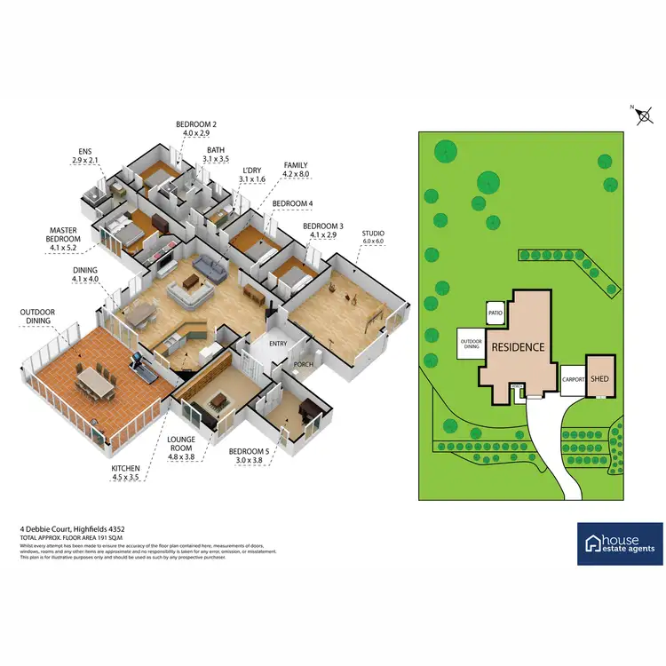 Floorplan of Homely house listing, 4 Debbie Court, Highfields QLD 4352