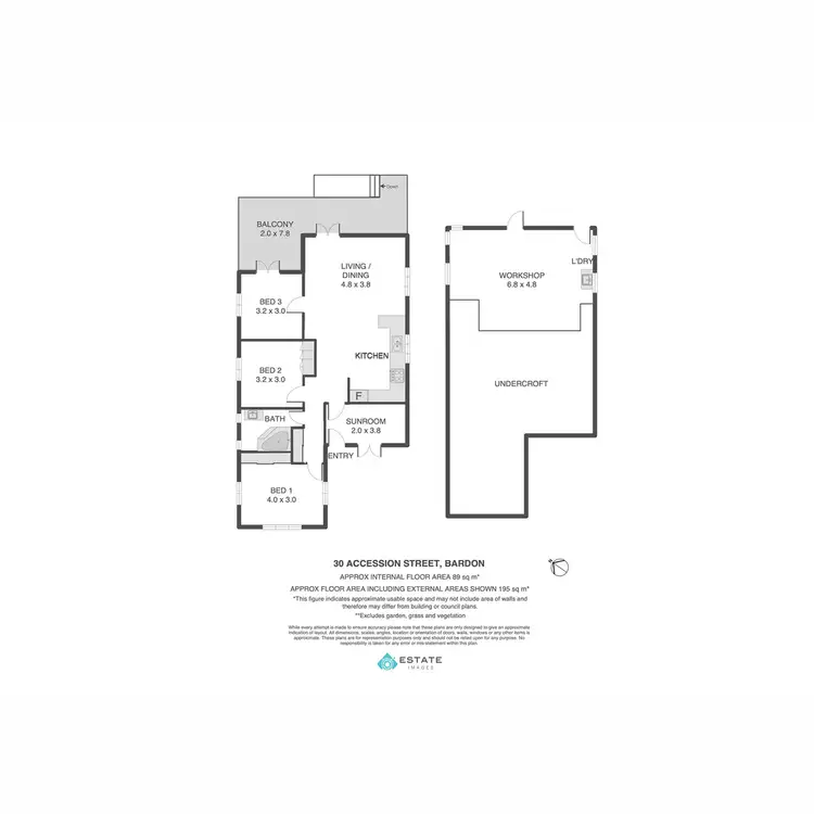 Floorplan of Homely house listing, 30 Accession Street, Bardon QLD 4065