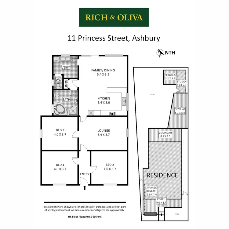 Floorplan of Homely house listing, 11 Princess Street, Ashbury NSW 2193