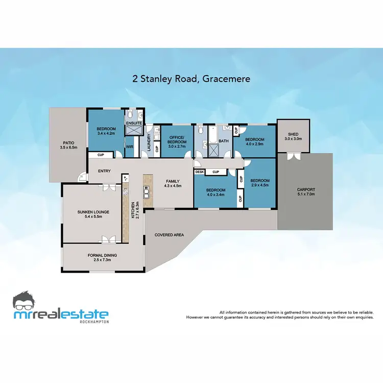 Floorplan of Homely house listing, 2 Stanley Road, Gracemere QLD 4702