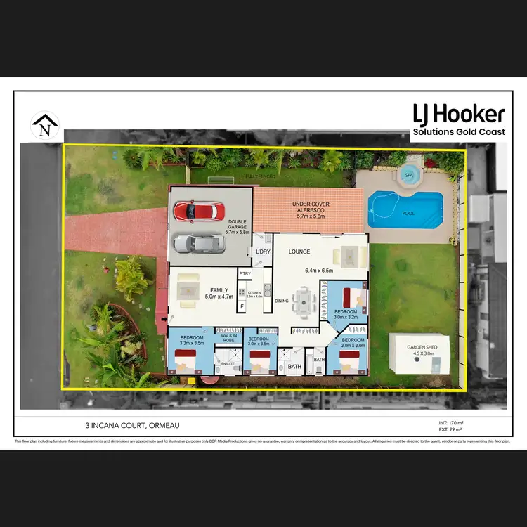 Floorplan of Homely house listing, 3 Incana Court, Ormeau QLD 4208