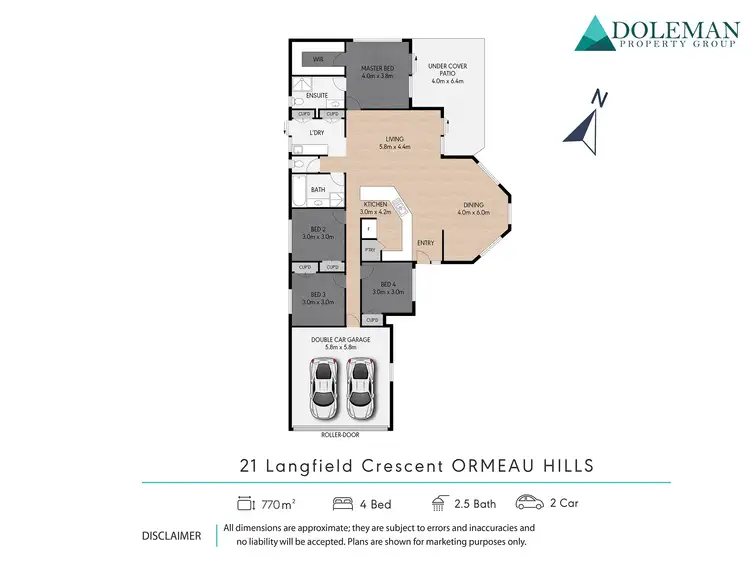 Floorplan of Homely house listing, 21 Langfield Crescent, Ormeau Hills QLD 4208