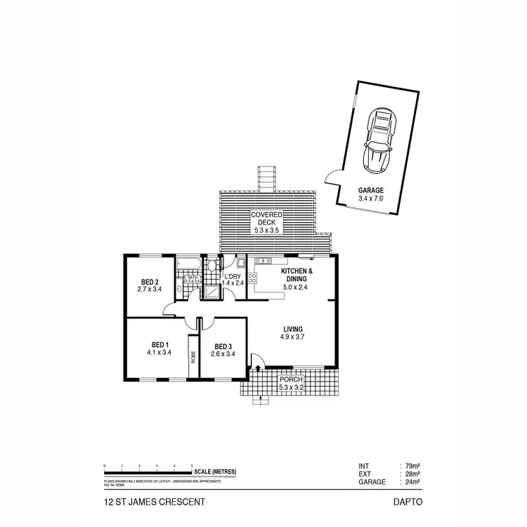 Floorplan of Homely house listing, 12 St James Crescent, Dapto NSW 2530