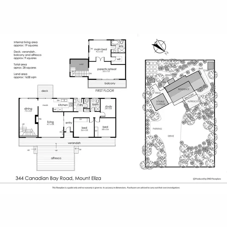Floorplan of Homely house listing, 344 Canadian Bay Road, Mount Eliza VIC 3930