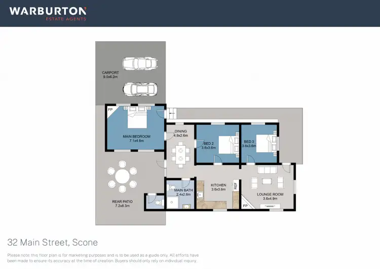 Floorplan of Homely house listing, 32 Main Street, Scone NSW 2337