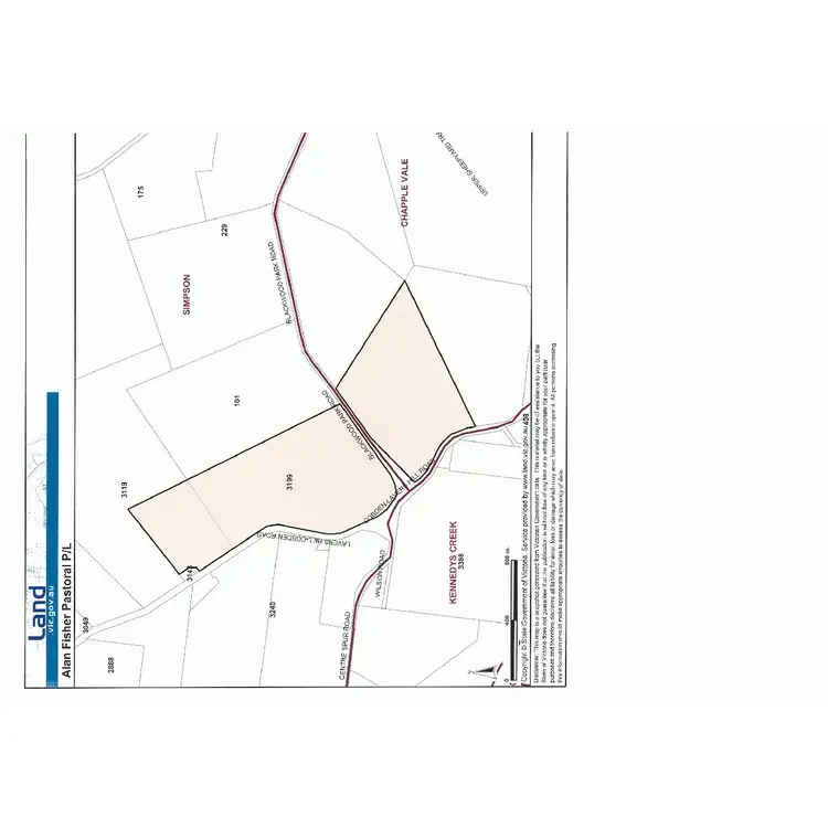 Floorplan of Homely rural property listing, 3199 Cobden - Lavers Hill Road, Simpson VIC 3266