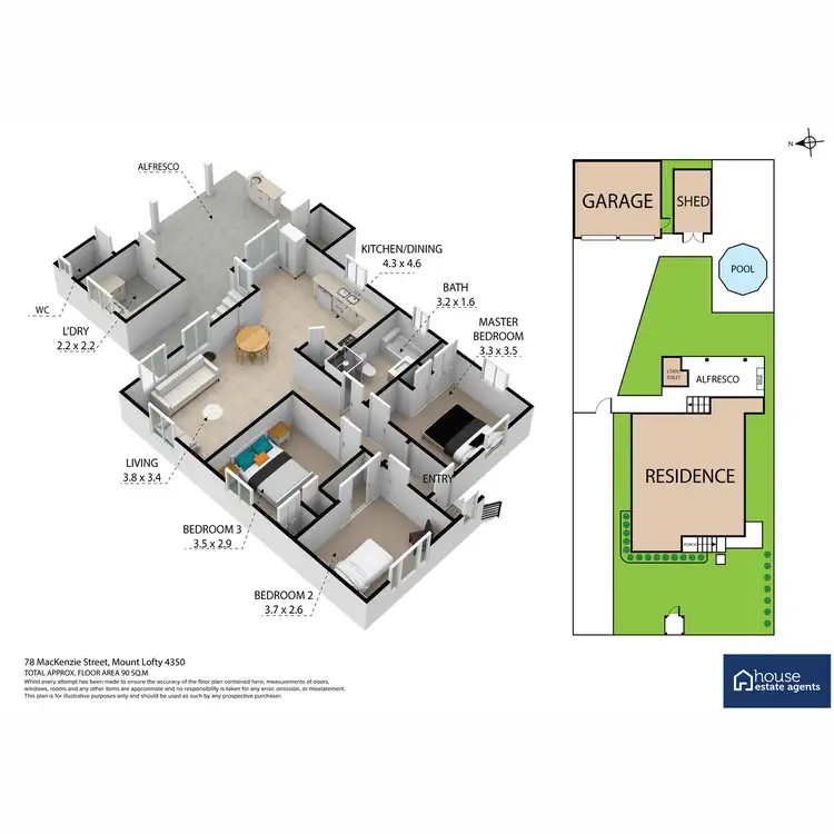 Floorplan of Homely house listing, 78 MacKenzie Street, Mount Lofty QLD 4350