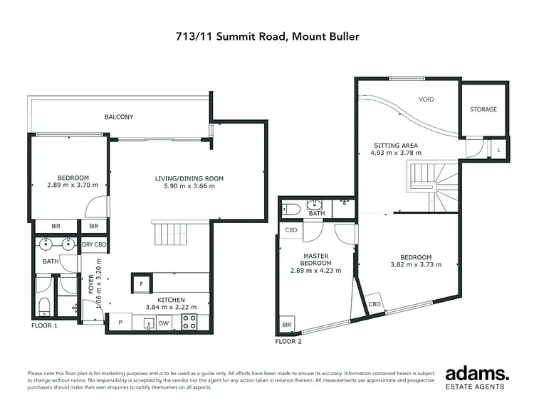 Floorplan of Homely apartment listing, 713/11 Summit Road, Mount Buller VIC 3723