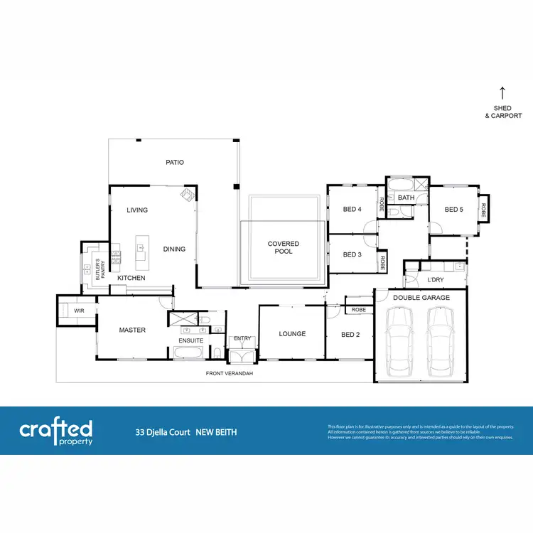 Floorplan of Homely house listing, 33 Djella Court, New Beith QLD 4124