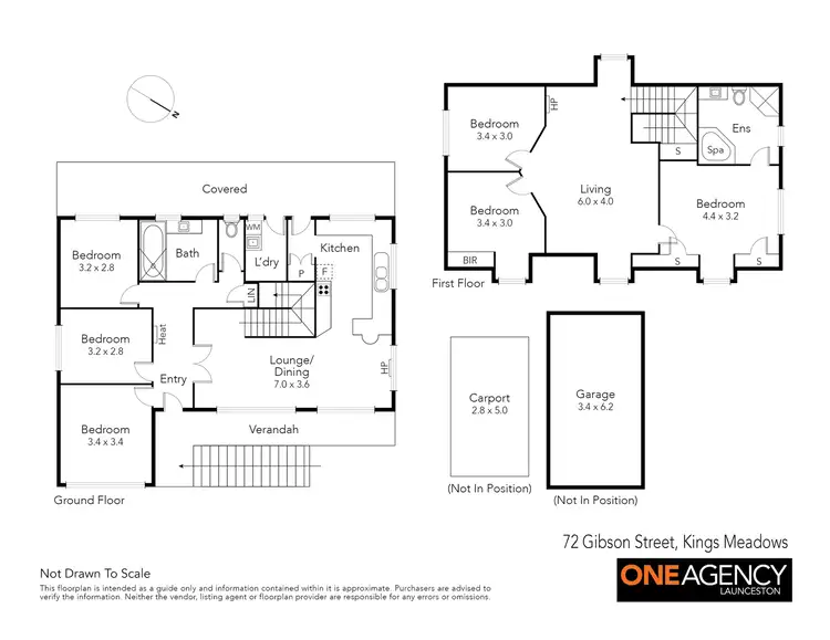 Floorplan of Homely house listing, 72 Gibson Street, Kings Meadows TAS 7249