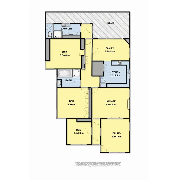 Floorplan of Homely rural property listing, 30 Williss Road, Nalangil VIC 3249