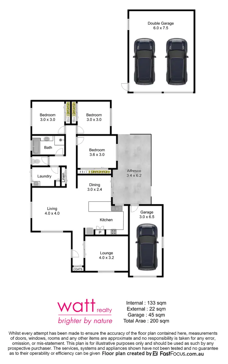 Floorplan of Homely house listing, 15 Doomben Place, Bracken Ridge QLD 4017