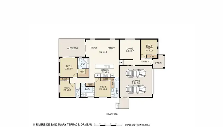 Floorplan of Homely house listing, 14 Riverside Sanctuary Terrace, Ormeau QLD 4208