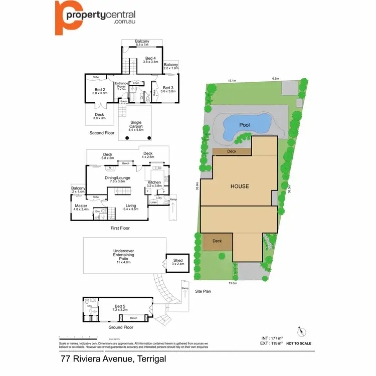 Floorplan of Homely house listing, 77 Riviera Avenue, Terrigal NSW 2260