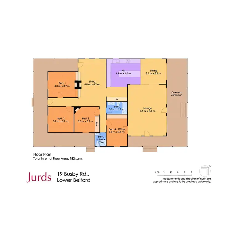 Floorplan of Homely rural property listing, 19 Busby Road, Lower Belford NSW 2335