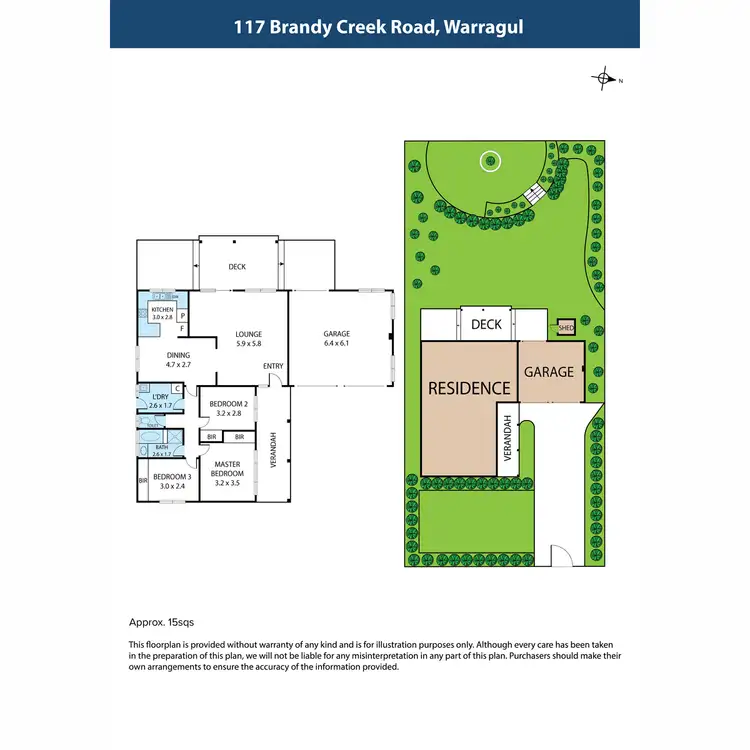 Floorplan of Homely house listing, 117 Brandy Creek Road, Warragul VIC 3820