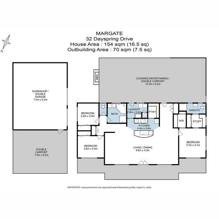Floorplan of Homely house listing, 32 Dayspring Drive, Margate TAS 7054