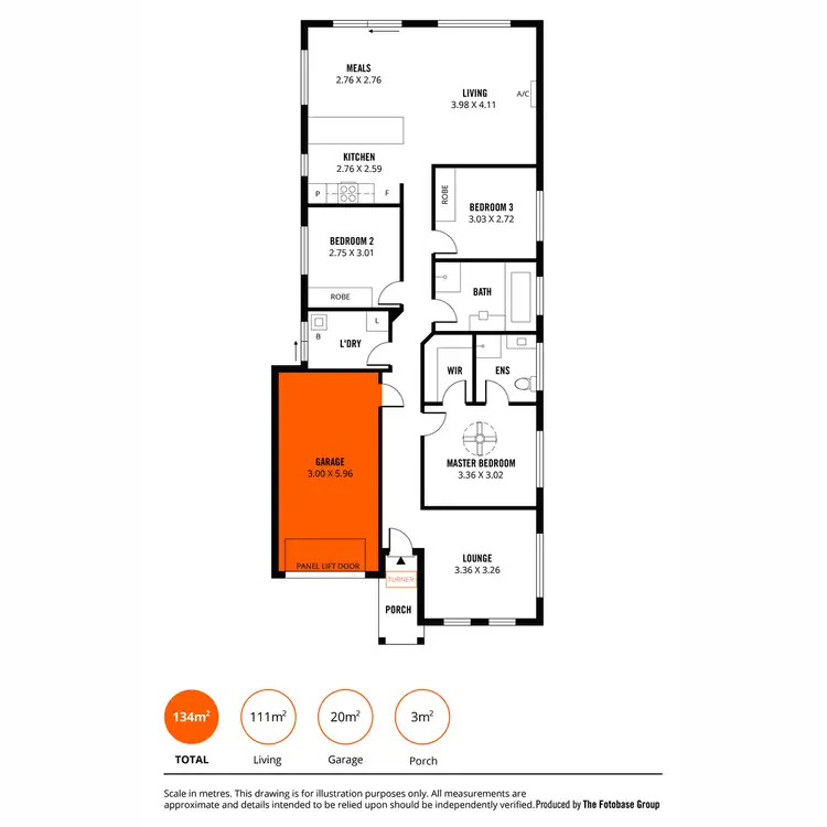 Floorplan of Homely house listing, 18 Lonsdale Crescent, Andrews Farm SA 5114