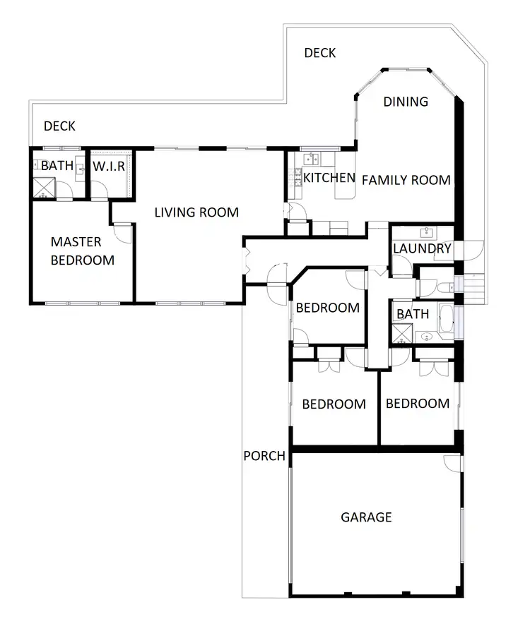 Floorplan of Homely house listing, 4 McGrath Court, Wodonga VIC 3690
