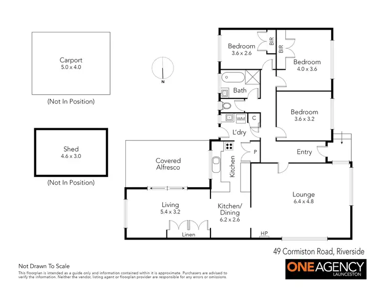Floorplan of Homely house listing, 49 Cormiston Road, Riverside TAS 7250