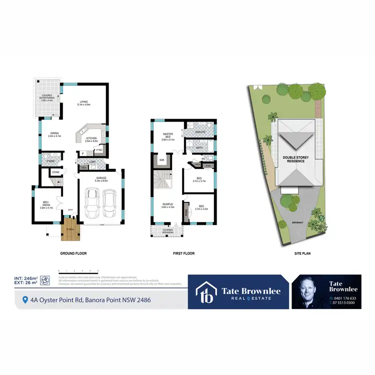 Floorplan of Homely house listing, 4A Oyster Point Road, Banora Point NSW 2486