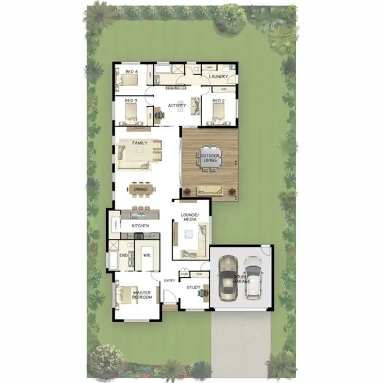 Floorplan of Homely house listing, 19 Krefter Crescent, Highfields QLD 4352