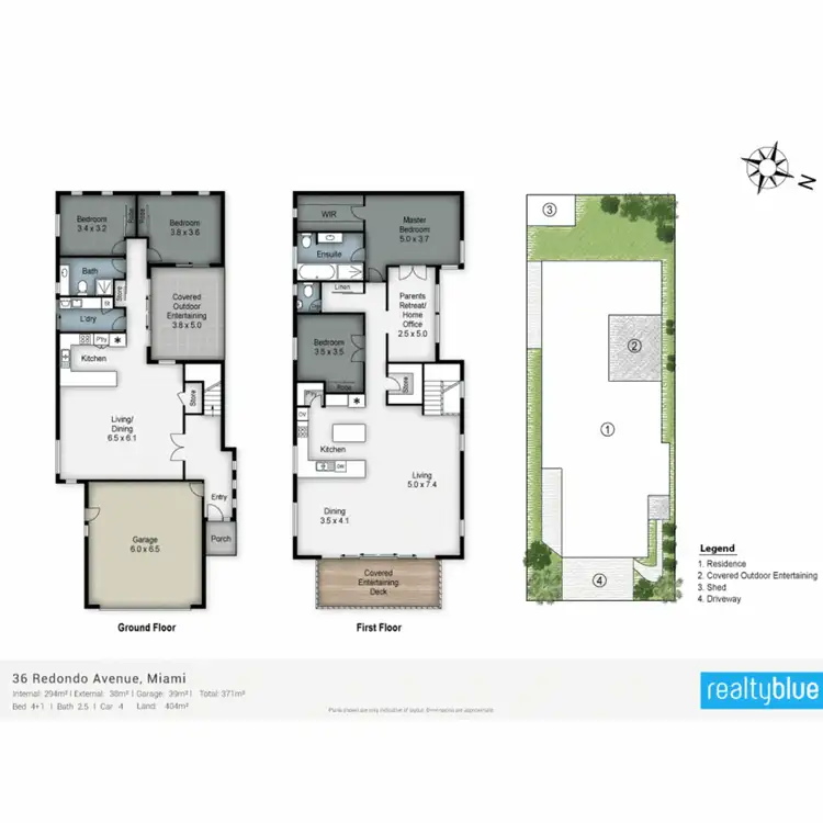 Floorplan of Homely house listing, 36 Redondo Avenue, Miami QLD 4220