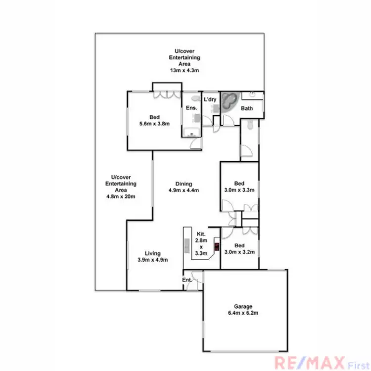 Floorplan of Homely house listing, 23 Springs Drive, Little Mountain QLD 4551
