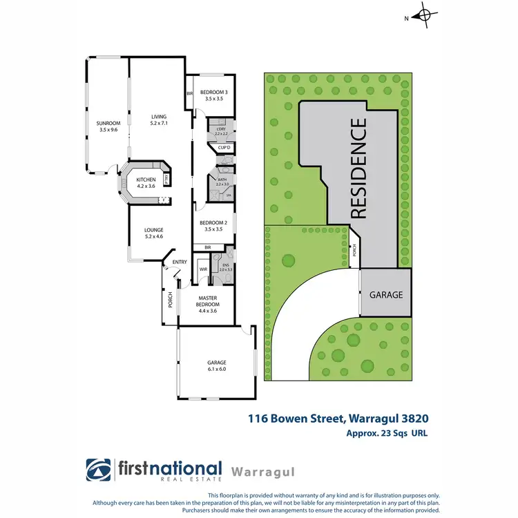 Floorplan of Homely house listing, 116 Bowen Street, Warragul VIC 3820