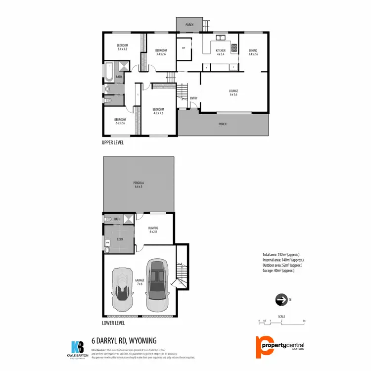 Floorplan of Homely house listing, 6 Darryl Road, Wyoming NSW 2250