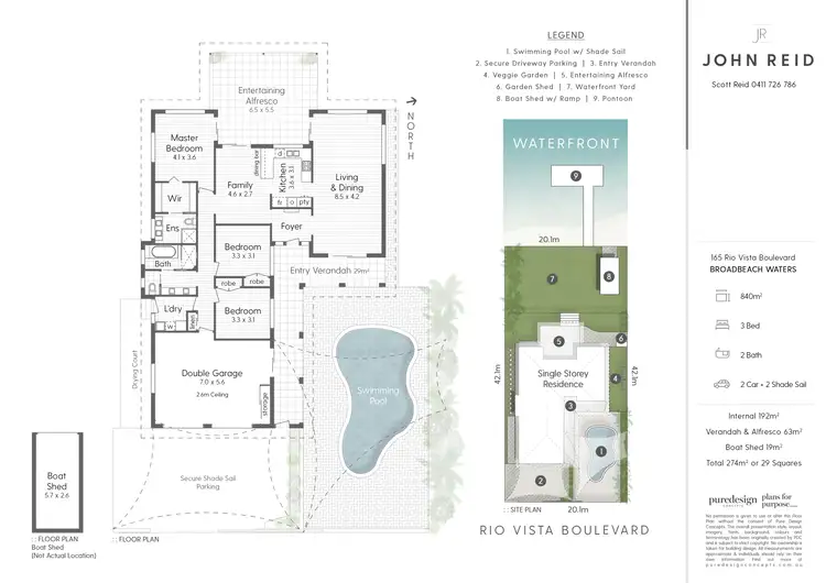 Floorplan of Homely house listing, 165 Rio Vista Boulevard, Broadbeach Waters QLD 4218