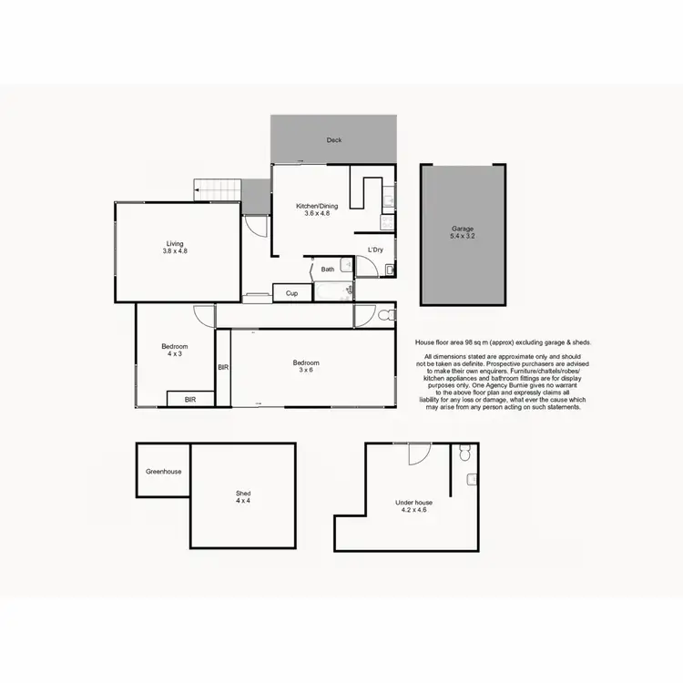 Floorplan of Homely house listing, 56 Pelissier Street, Somerset TAS 7322
