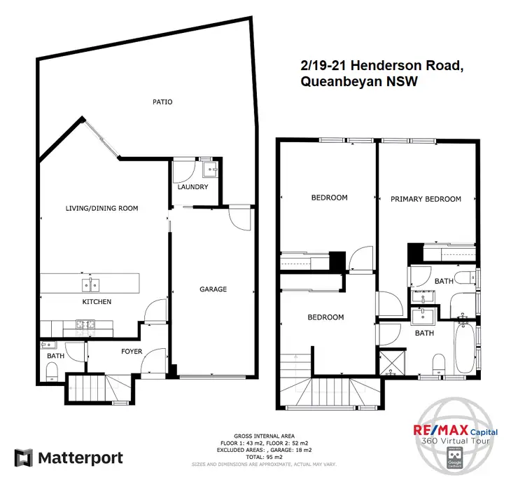 Floorplan of Homely townhouse listing, 2/19-21 Henderson Road, Queanbeyan NSW 2620