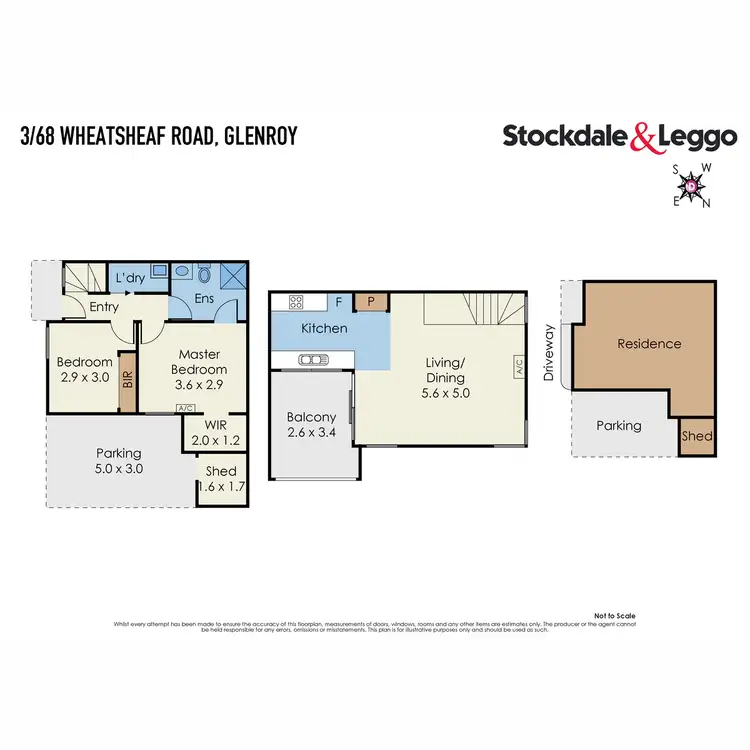 Floorplan of Homely townhouse listing, 3/68 Wheatsheaf Road, Glenroy VIC 3046