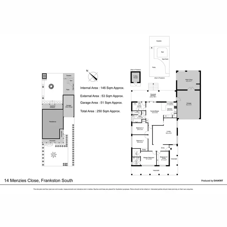 Floorplan of Homely house listing, 14 Menzies Close, Frankston South VIC 3199