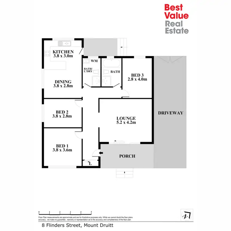 Floorplan of Homely house listing, 8 Flinders Street, Mount Druitt NSW 2770