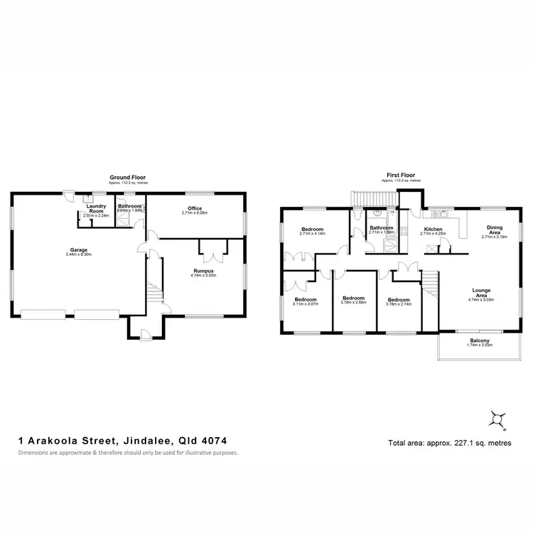Floorplan of Homely house listing, 1 Arakoola Street, Jindalee QLD 4074