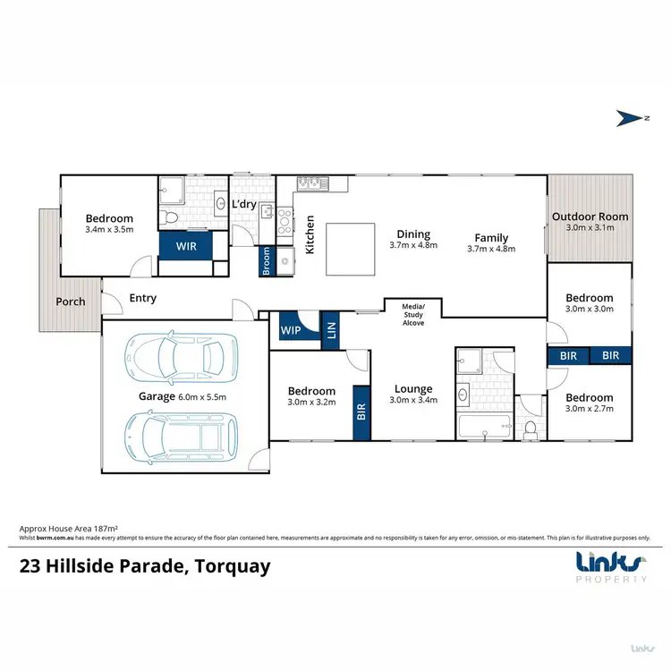 Floorplan of Homely house listing, 23 Hillside Parade, Torquay VIC 3228