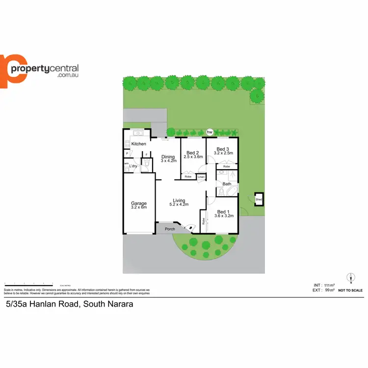 Floorplan of Homely villa listing, 5/35A Hanlan Street South, Narara NSW 2250